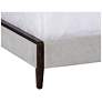 2_Sunpan Colette Bed Queen Brown Belfast Heather Gray more views