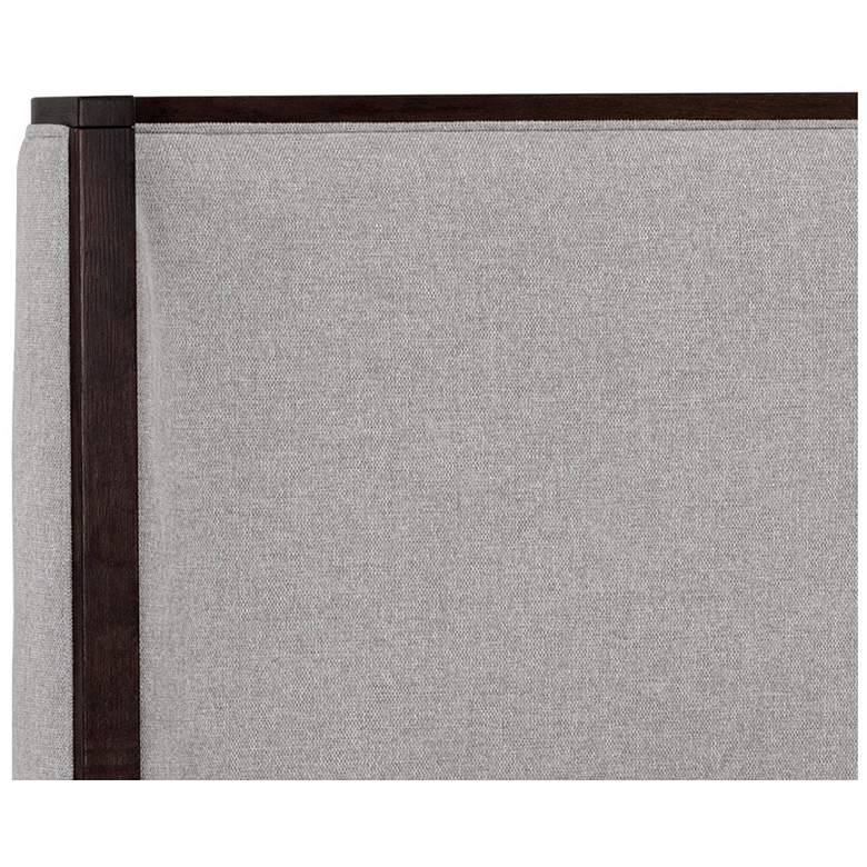 Image 3 Sunpan Colette Bed Queen Brown Belfast Heather Gray more views