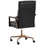 4_Sunpan Collin Office Chair Brown Cortina Black Leather more views