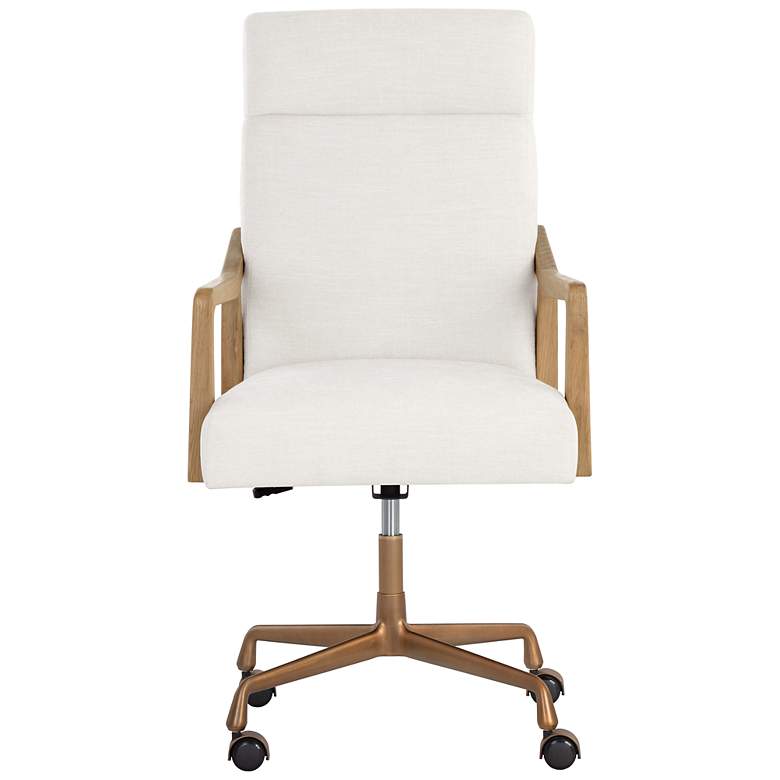 Image 2 Sunpan Collin Office Chair Natural Heather Ivory Tweed more views