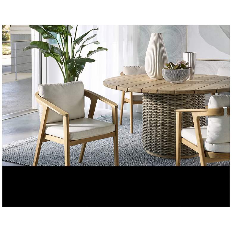 Image 5 Sunpan Coraline Dining Armchair Palazzo Cream more views