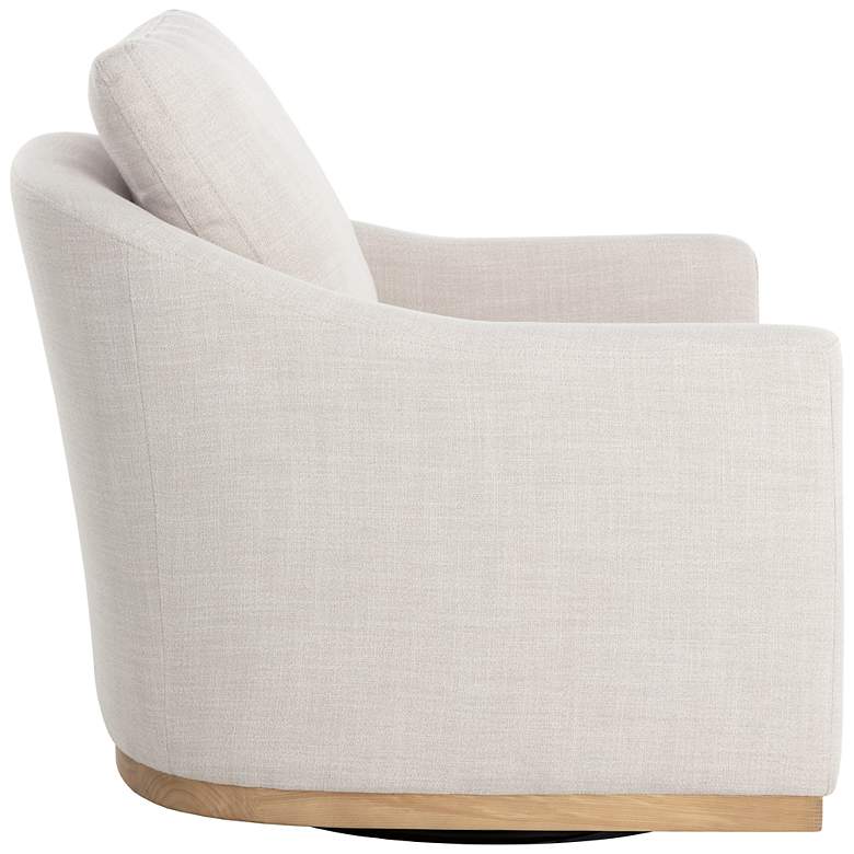 Image 3 Sunpan Corbin Swivel Lounge Chair Effie Linen more views
