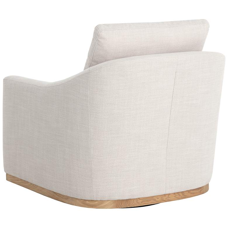 Image 4 Sunpan Corbin Swivel Lounge Chair Effie Linen more views
