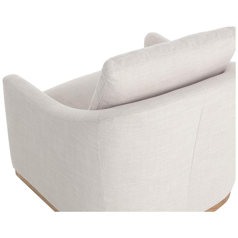 Image 5 Sunpan Corbin Swivel Lounge Chair Effie Linen more views