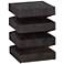Sunpan Cormac End Table Dark Brown
