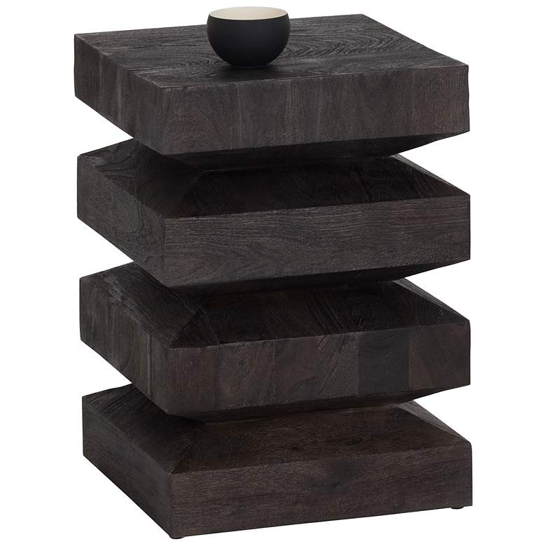 Image 2 Sunpan Cormac End Table Dark Brown more views