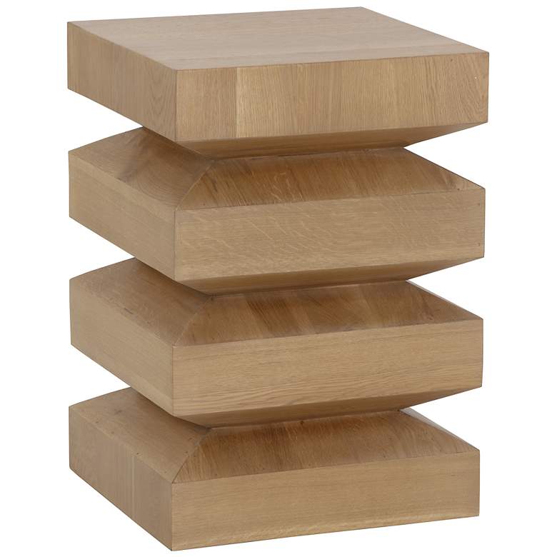 Image 2 Sunpan Cormac End Table Rustic Oak more views