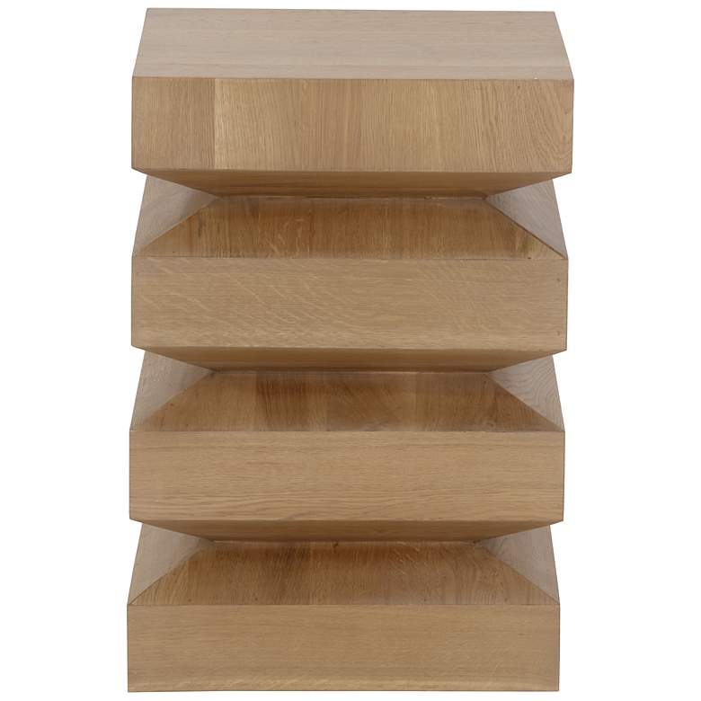 Image 3 Sunpan Cormac End Table Rustic Oak more views