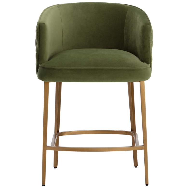 Image 2 Sunpan Cornella Counter Stool Meg Olive more views