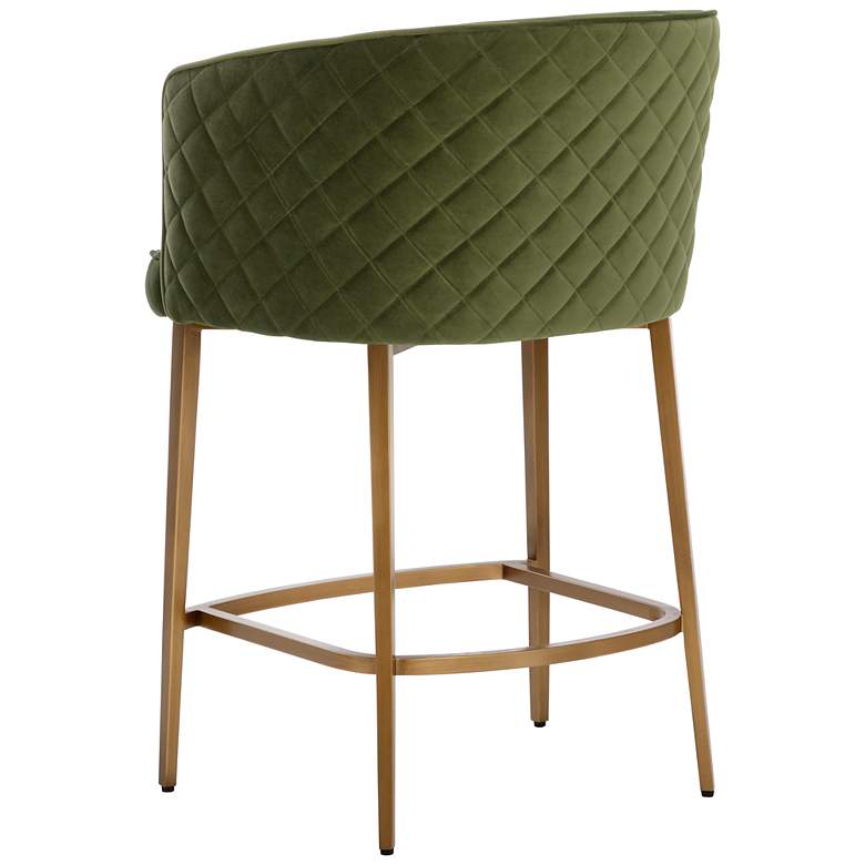 Image 4 Sunpan Cornella Counter Stool Meg Olive more views