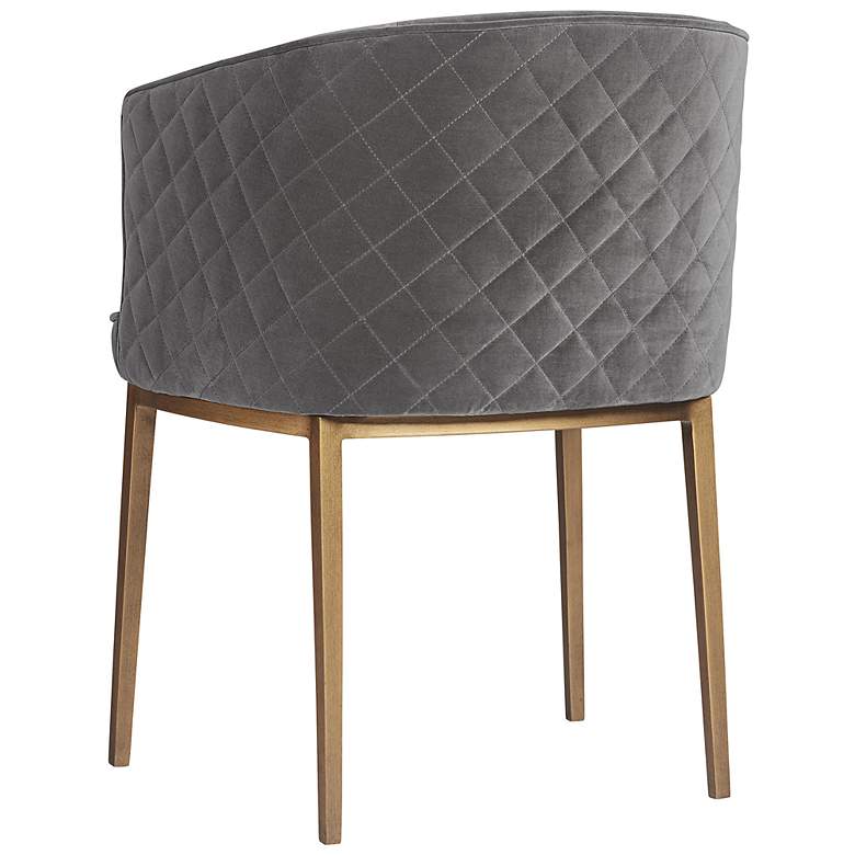 Image 4 Sunpan Cornella Dining Armchair Blush Gray more views