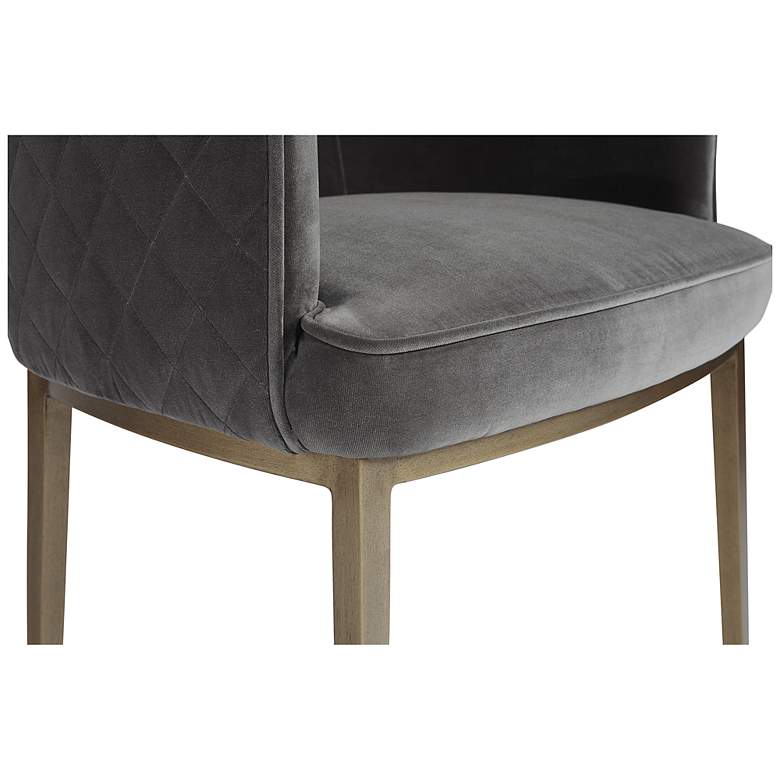 Image 7 Sunpan Cornella Dining Armchair Blush Gray more views
