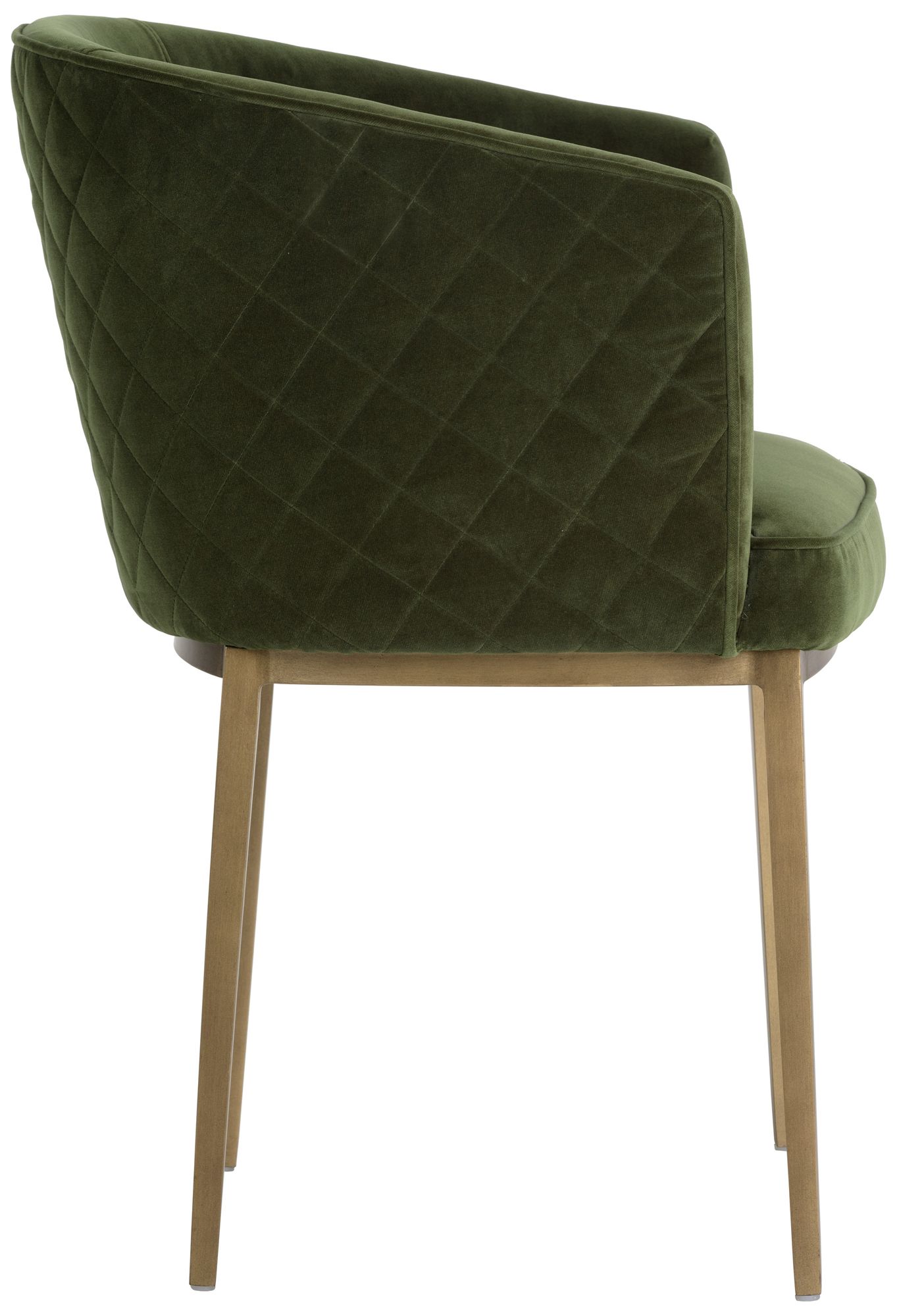 Image 3 Sunpan Cornella Dining Armchair Forest Green more views
