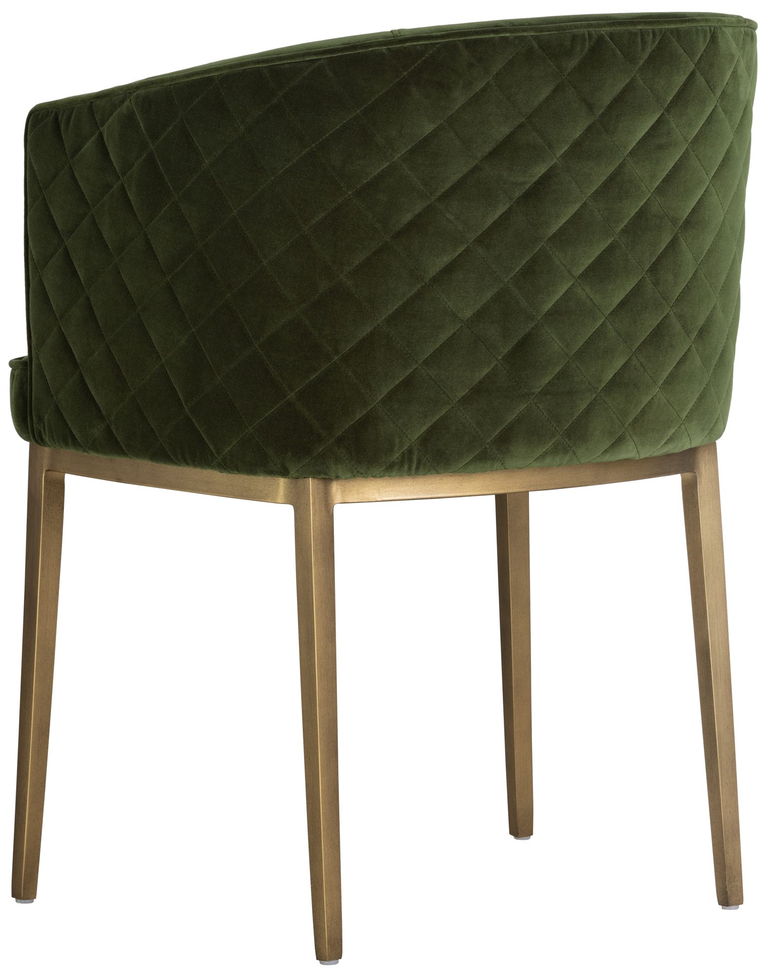 Image 6 Sunpan Cornella Dining Armchair Forest Green more views