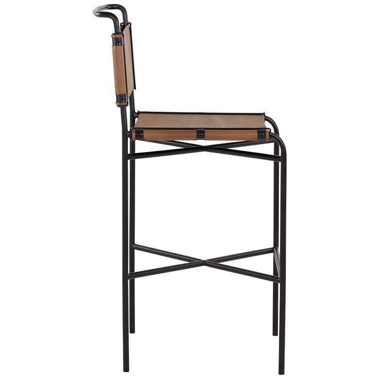 Image 3 Sunpan Corrigan Barstool Cognac Leather more views