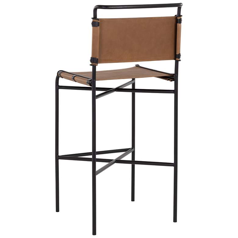 Image 4 Sunpan Corrigan Barstool Cognac Leather more views