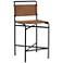 Sunpan Corrigan Counter Stool Cognac Leather