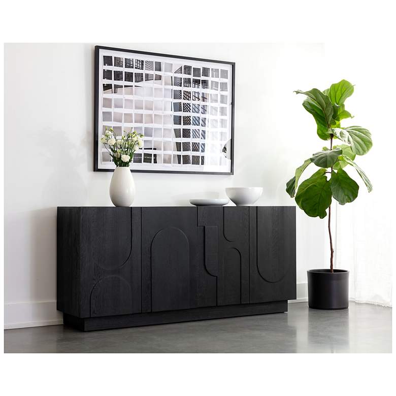 Image 6 Sunpan Cove Sideboard Black more views