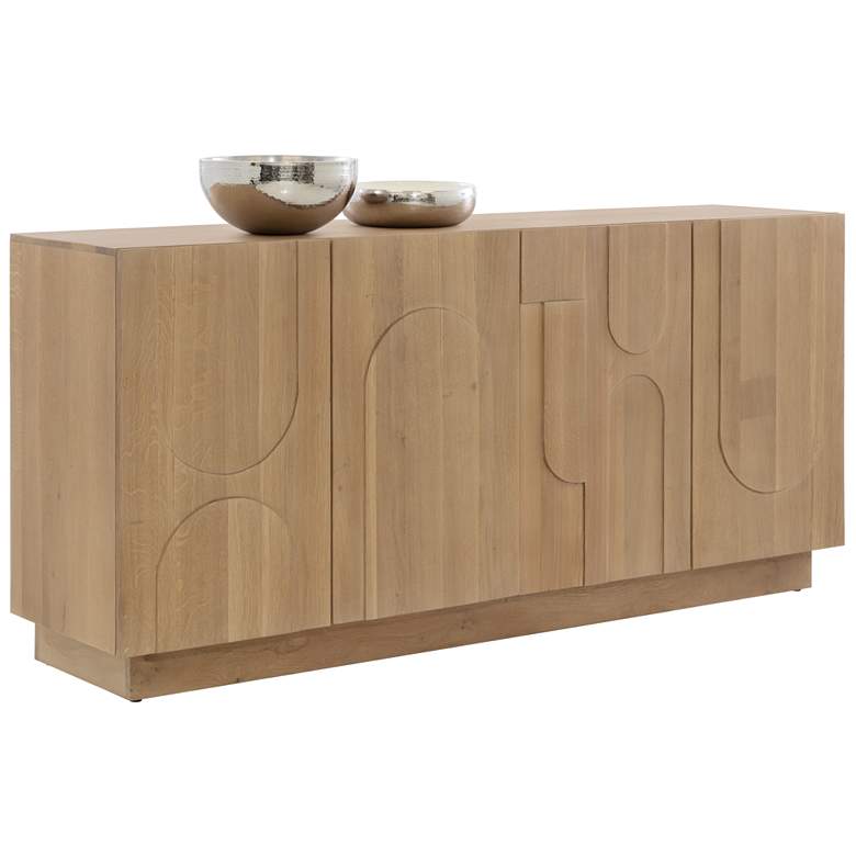 Image 1 Sunpan Cove Sideboard Rustic Oak
