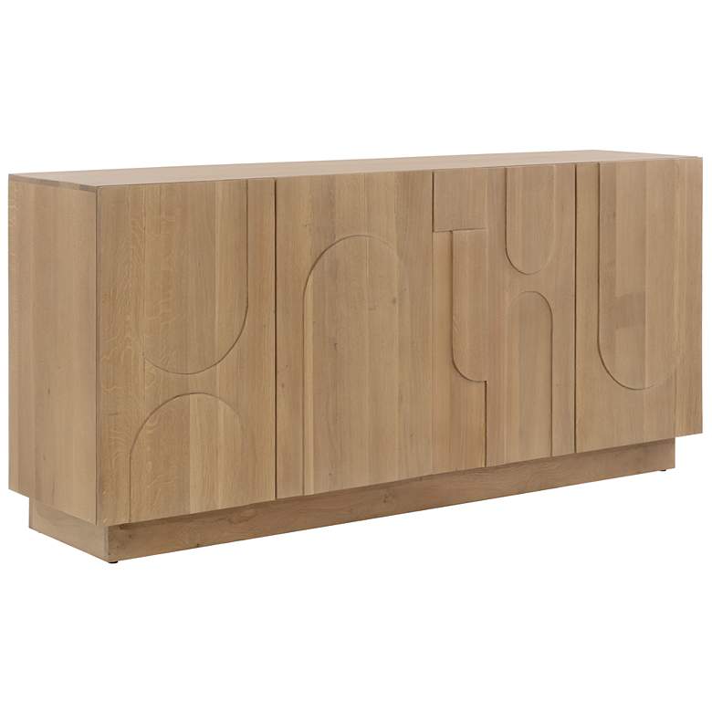 Image 2 Sunpan Cove Sideboard Rustic Oak more views