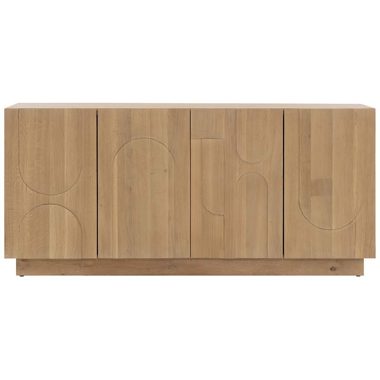 Image 3 Sunpan Cove Sideboard Rustic Oak more views