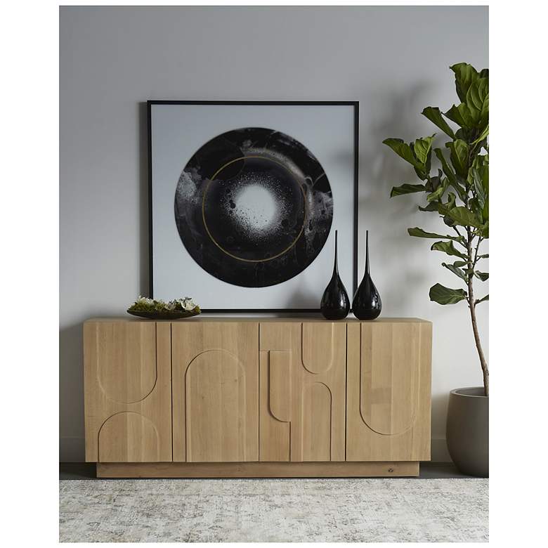 Image 5 Sunpan Cove Sideboard Rustic Oak more views