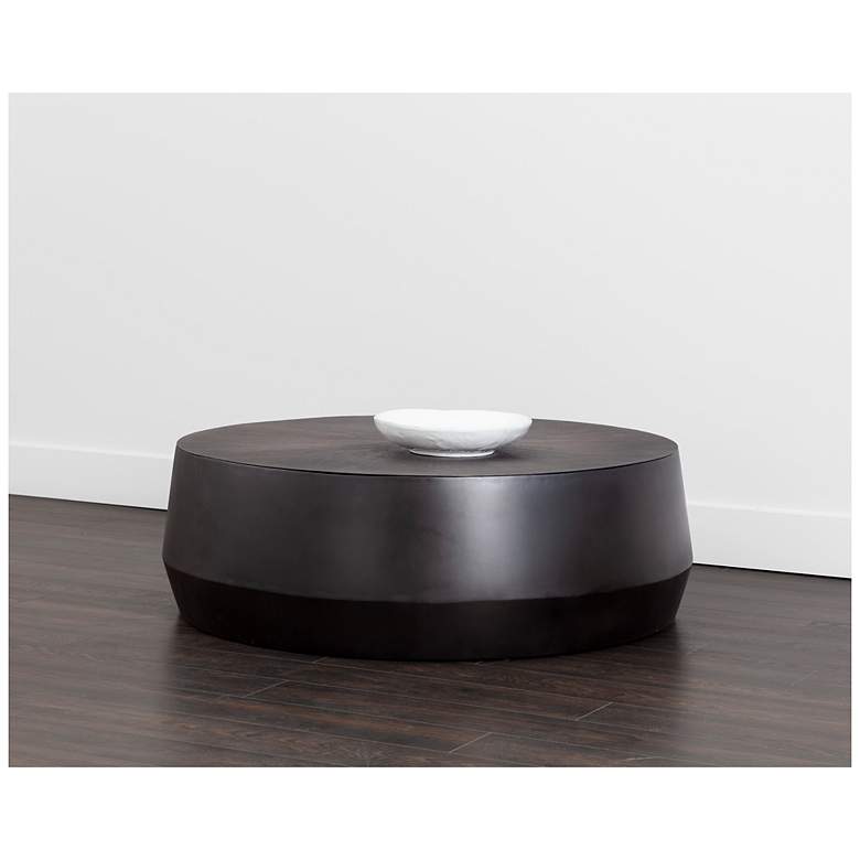 Image 4 Sunpan Creed Coffee Table Large Gunmetal more views