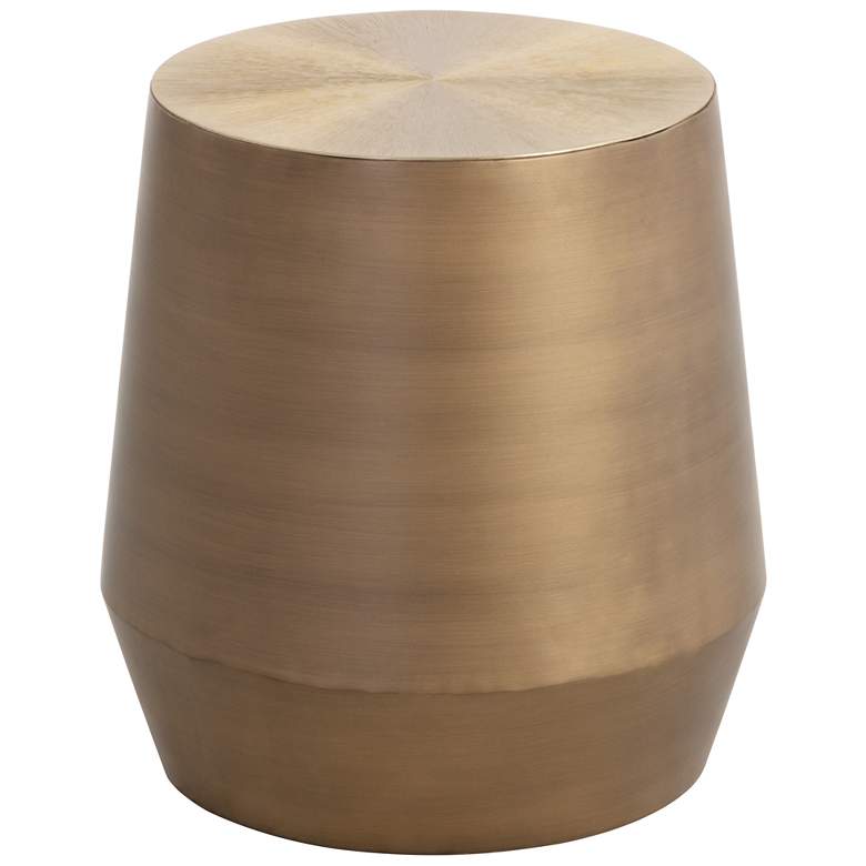 Image 1 Sunpan Creed End Table Antique Gold