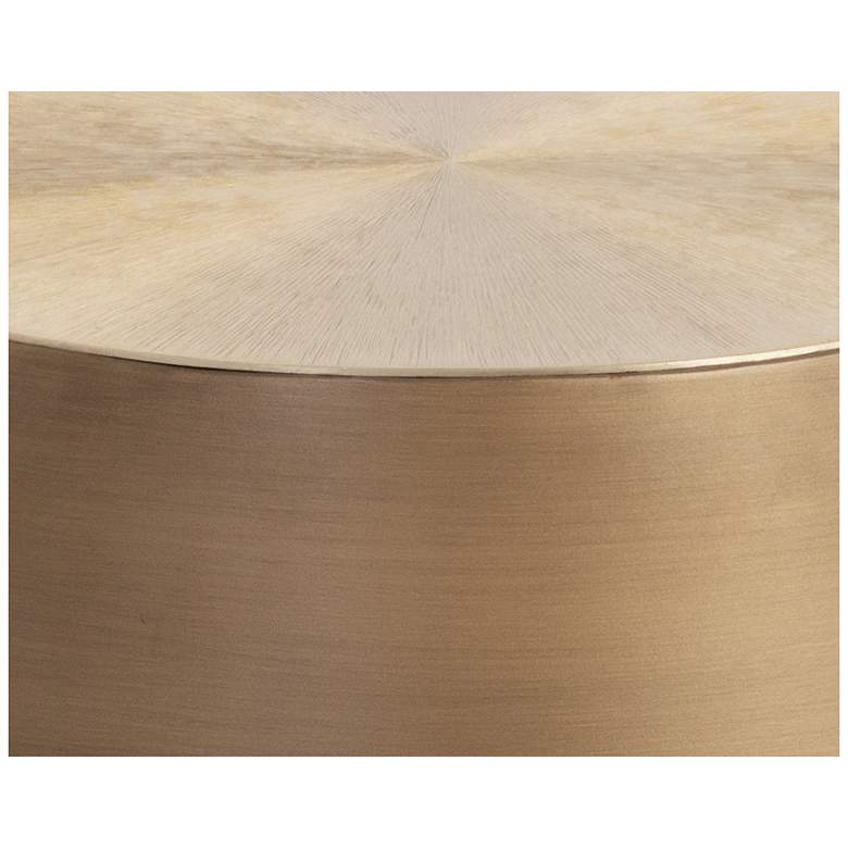 Image 4 Sunpan Creed End Table Antique Gold more views