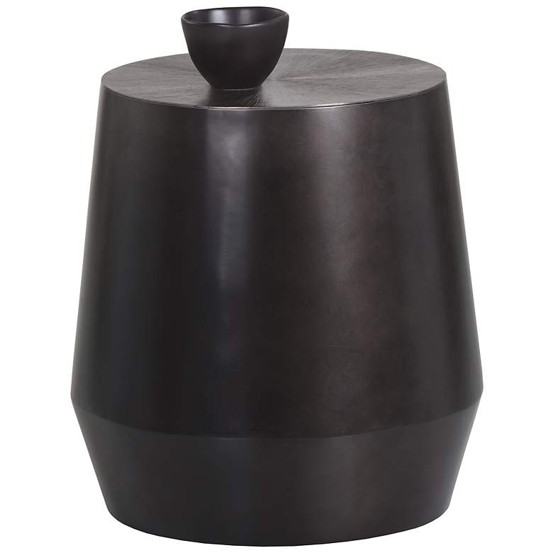 Image 2 Sunpan Creed End Table Gunmetal more views
