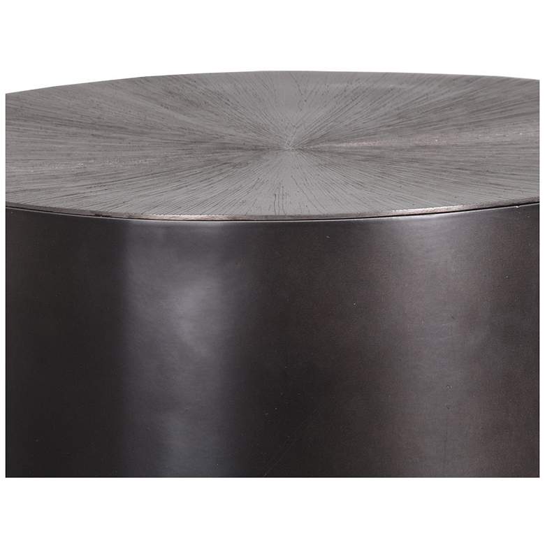Image 4 Sunpan Creed End Table Gunmetal more views