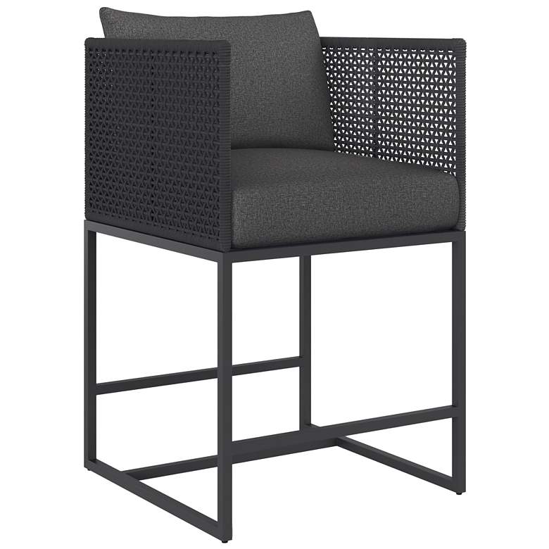 Image 1 Sunpan Crete Counter Stool Dark Gray Gracebay Gray