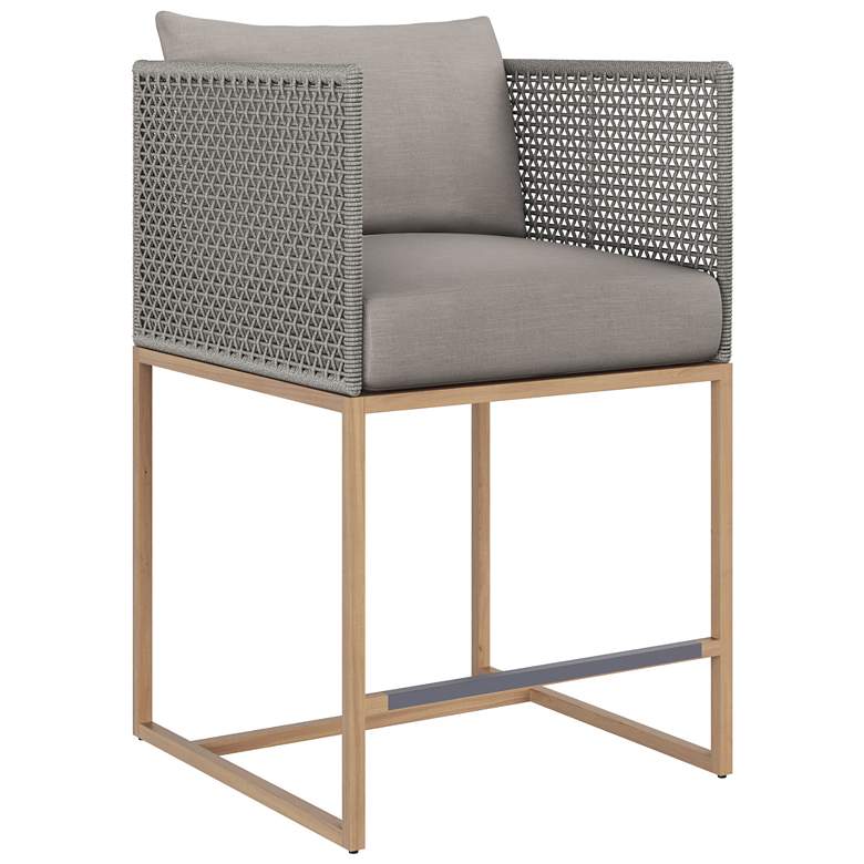 Image 1 Sunpan Crete Counter Stool Natural Palazzo Taupe
