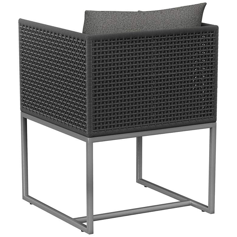 Image 3 Sunpan Crete Dining Armchair Dark Gray Gracebay Gray more views