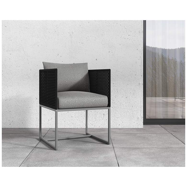 Image 5 Sunpan Crete Dining Armchair Dark Gray Gracebay Gray more views
