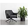 1_Sunpan Crosby Swivel Lounge Chair Alpine Black Leather