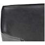 7_Sunpan Crosby Swivel Lounge Chair Alpine Black Leather more views
