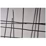 2_Sunpan Crosshatch (Set of 2) 48" X 48" Black Floater Frame more views