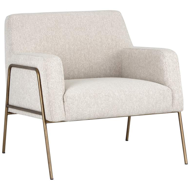 Image 2 Sunpan Cybil Lounge Chair Dove Cream