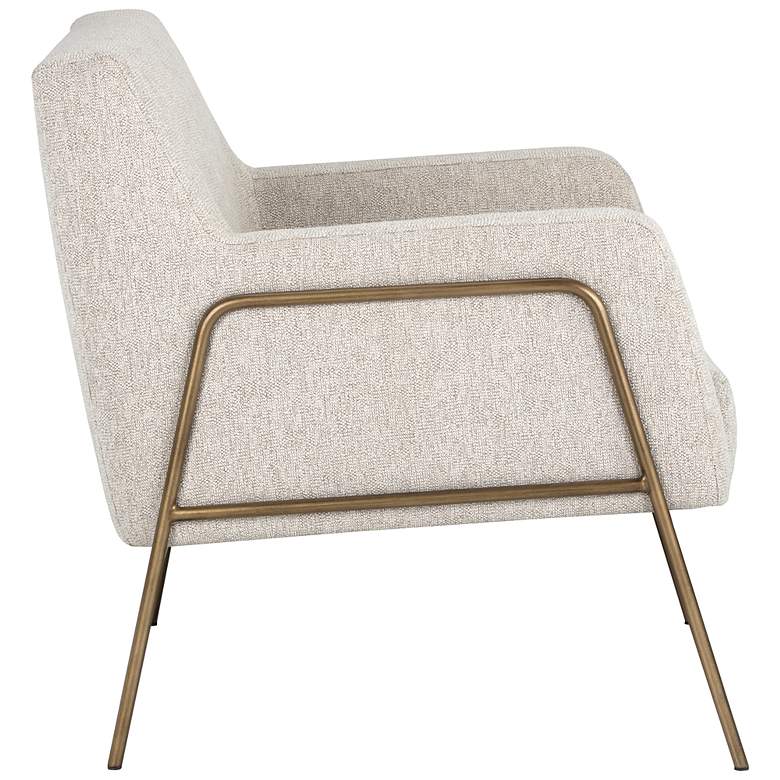 Image 4 Sunpan Cybil Lounge Chair Dove Cream more views