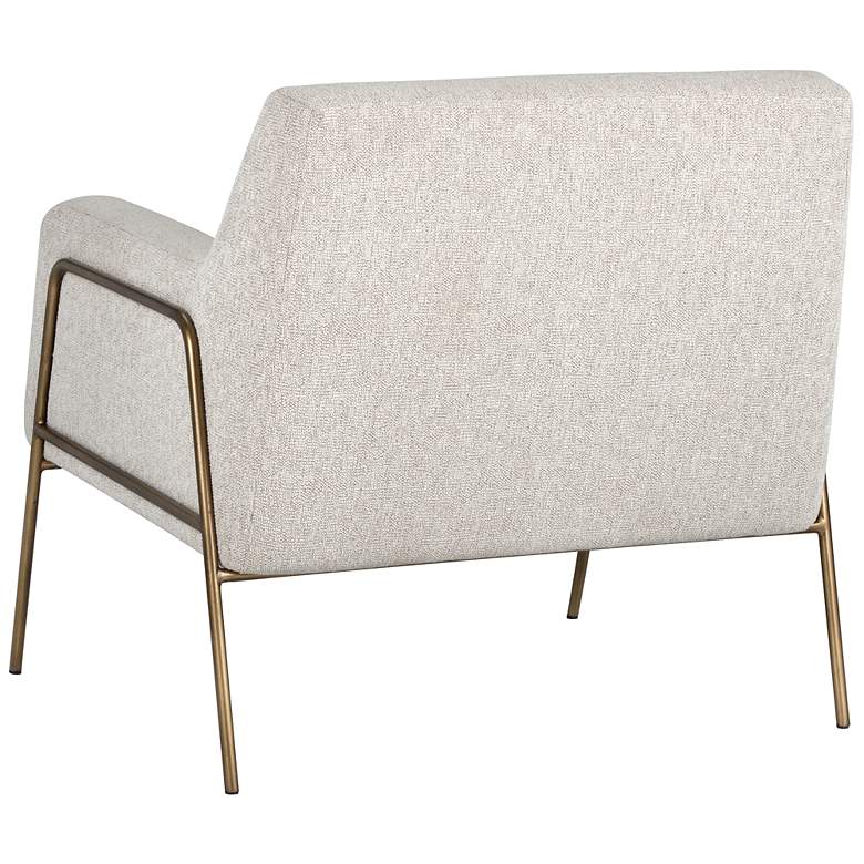 Image 5 Sunpan Cybil Lounge Chair Dove Cream more views