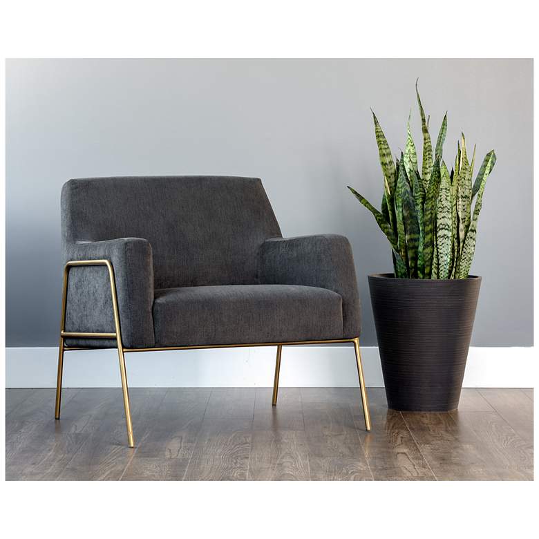 Image 1 Sunpan Cybil Lounge Chair Polo Club Kohl Gray