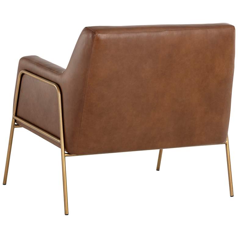 Image 5 Sunpan Cybil Lounge Chair Vintage Caramel Leather more views