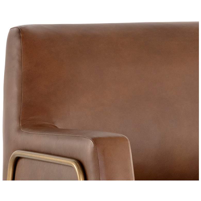 Image 7 Sunpan Cybil Lounge Chair Vintage Caramel Leather more views