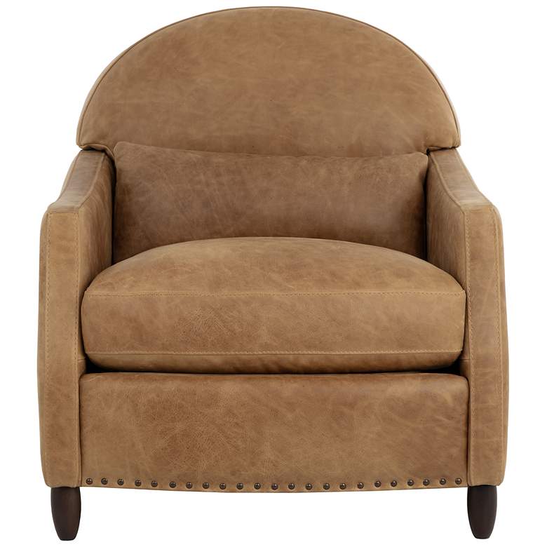Image 2 Sunpan Cynthia Lounge Chair Camel Leather more views