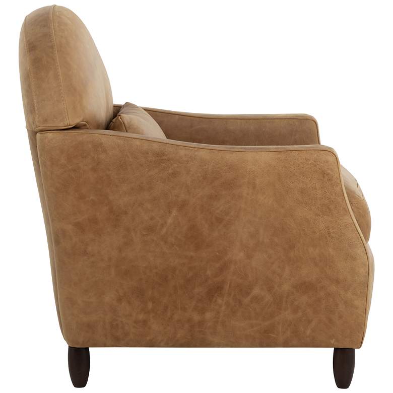 Image 3 Sunpan Cynthia Lounge Chair Camel Leather more views