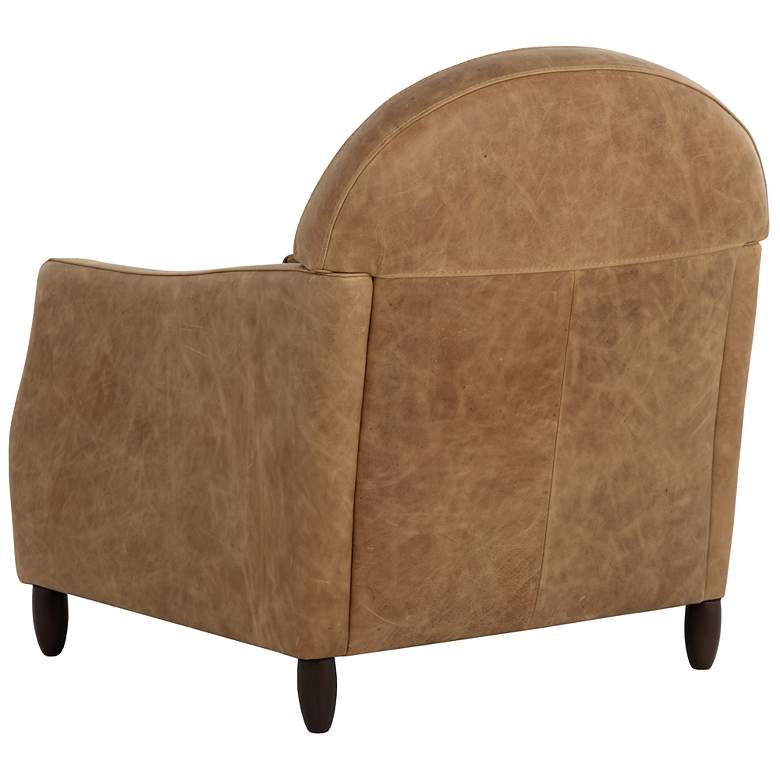 Image 4 Sunpan Cynthia Lounge Chair Camel Leather more views