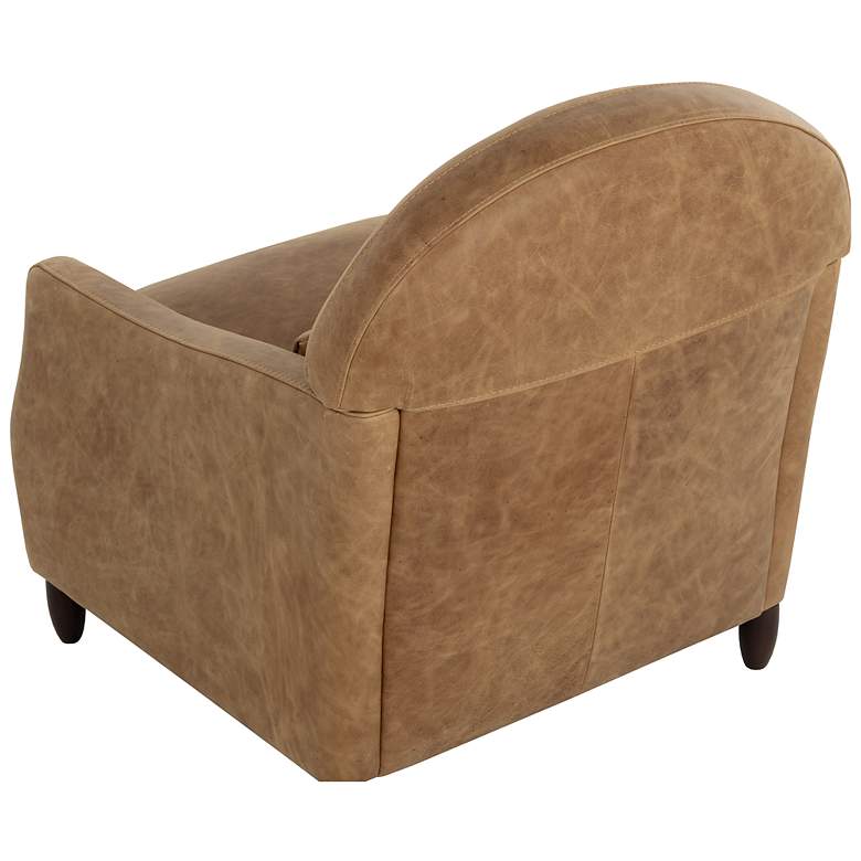 Image 5 Sunpan Cynthia Lounge Chair Camel Leather more views