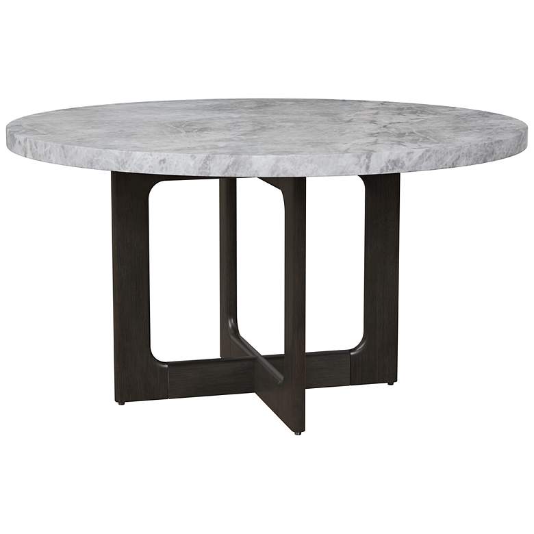 Image 2 Sunpan Cypher Dining Table Top Marble Look Gray 55" more views