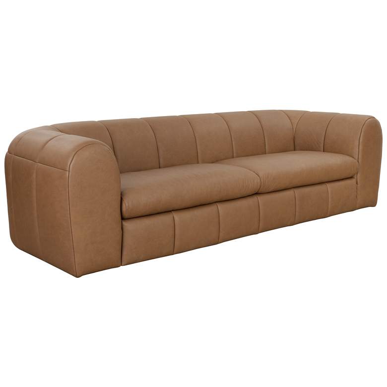 Image 1 Sunpan Cyril Sofa Franz Camel Leather